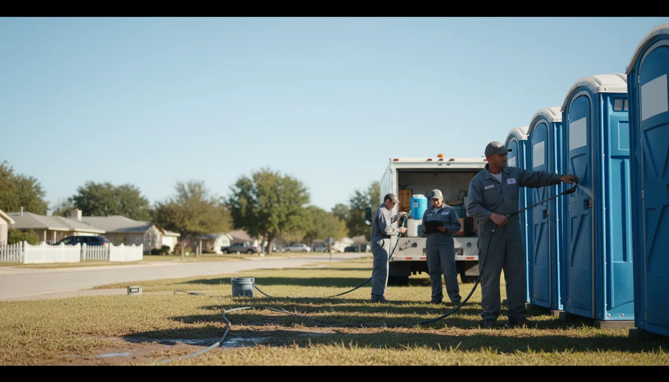 Long-Term Portable Toilet Rental in Mcleod, TX near me
